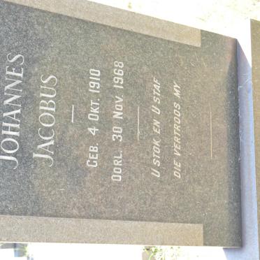 VRIES Johannes Jacobus, de 1910-1968