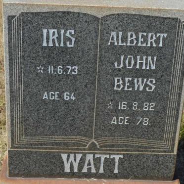 WATT Albert John Bews -1982 &amp; Iris -1973