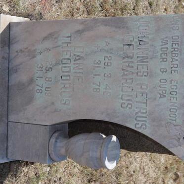 WATT Johannes Petrus Gerhardus, van der 1946-1978 :: VAN DER WATT Daniel Theodorus 1909-1978