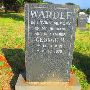 WARDLE George H. 1921-1975