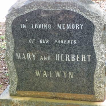 WALWYN Herbert &amp; Mary