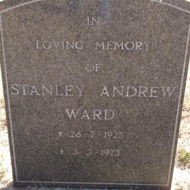 WARD Stanley Andrew 1925-1973