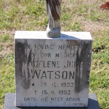 WATSON Madelene Julie 1933-1983