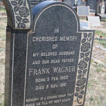 WAGNER Frank 1883-1961