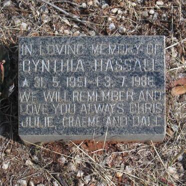 HASSALL Cynthia 1951-1988