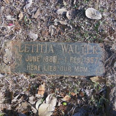 WALTER Finis Chalis 1883-1957 &amp; Letitia 1885-1957