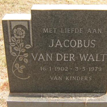 WALT Jacobus, van der 1902-1979