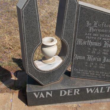 WALT Marthinus Helenius, van der 1910-1961 &amp; Anna Maria Jacoba 1912-1986