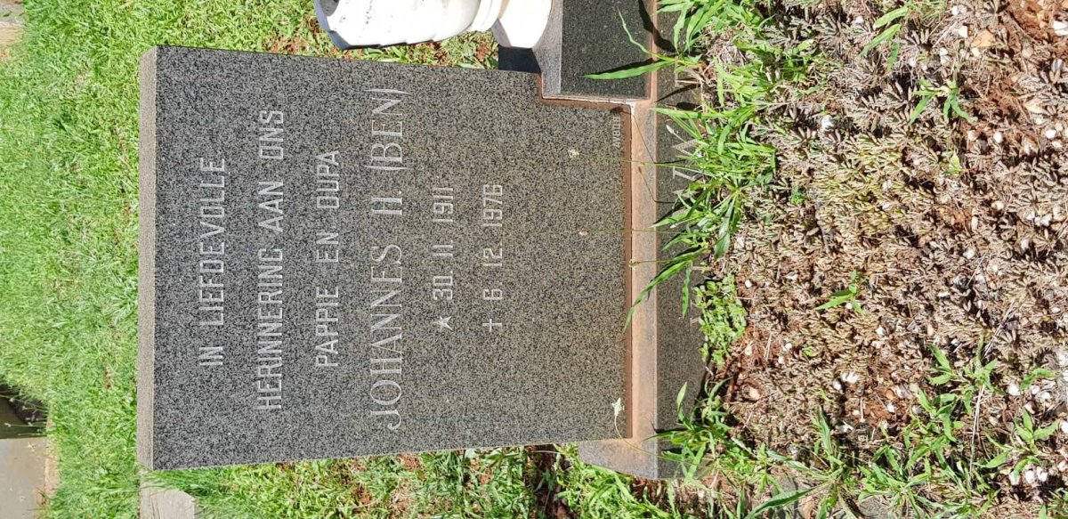 WALT Johannes H., v.d. 1911-1976