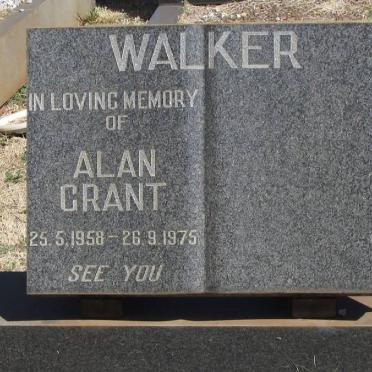 WALKER Alan Grant 1958-1975
