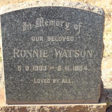 WATSON Ronnie 1933-1964