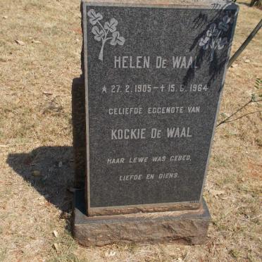 WAAL Helen, de 1905-1964