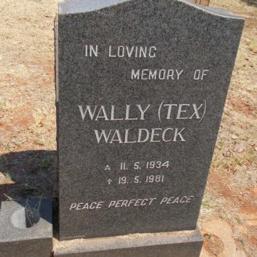 WALDECK Wally 1934-1981