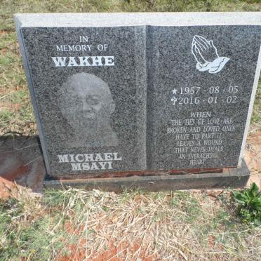 WAKHE Michael Msayi 1957-2016