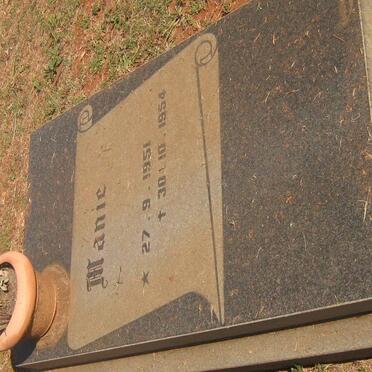 WESTHUIZEN Manie, van der 1951-1954