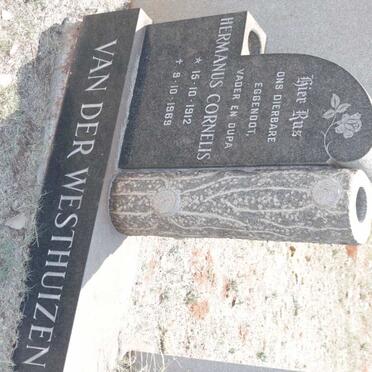 WESTHUIZEN Hermanus Cornelis, van der 1912-1969