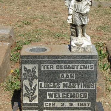 WELGEMOED Lucas Martinus 1957-1957