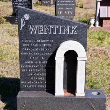 WENTINK Cecilia 1920-1987
