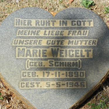 WEIGELT Marie nee SCHIRM 1890-1946