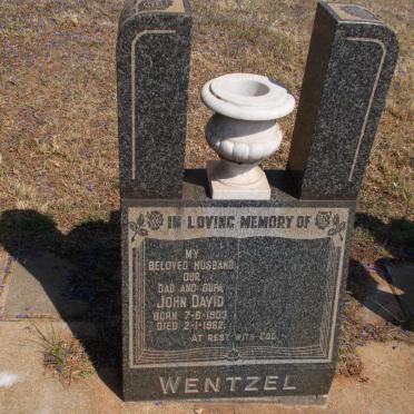 WENTZEL John David 1903-1962