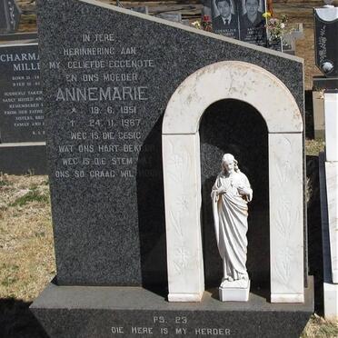 WESTHUIZEN Annemarie, van der 1951-1987 