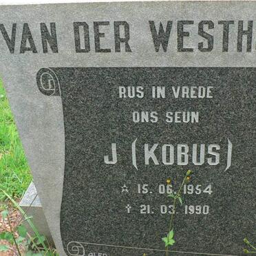 WESTHUIZEN J., van der 1954-1990