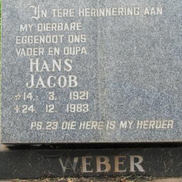 WEBER Hans Jacob 1921-1983