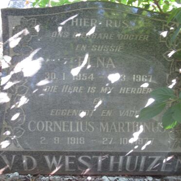 WESTHUIZEN Cornelius Marthinus, v.d. 1918-1977 :: V.D. WESTHUIZEN Elna 1954-1967