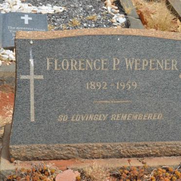 WEPENER Florence P. 1892-1959