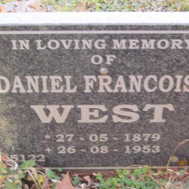 WEST Daniel Francoise 1879-1953