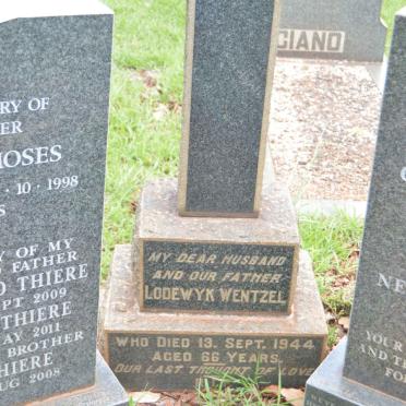 WENTZEL Lodewyk -1944 &amp; Christina 1884-1974