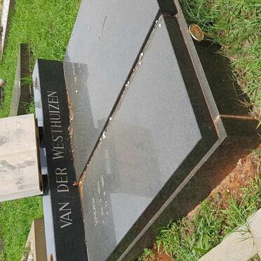WESTHUIZEN ?, van der 1905-1981 &amp; ? 1906-1982