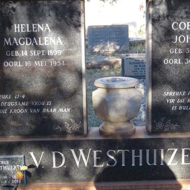 WESTHUIZEN Coenraad Johannes, v.d. 1891-1953 &amp; Helena Magdalena 1899-1954
