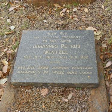 WENTZEL Johannes Petrus 1917-1952