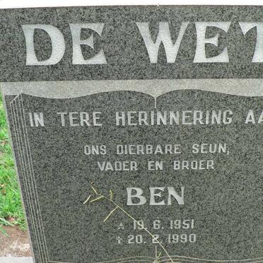 WET Ben, de 1951-1990