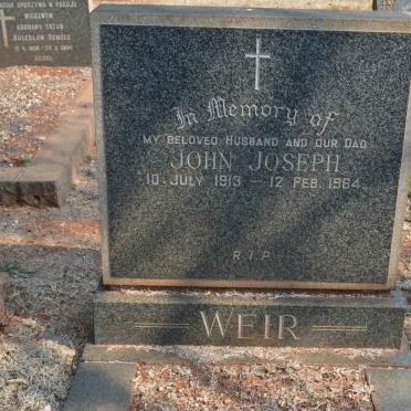 WEIR John Joseph 1913-1964