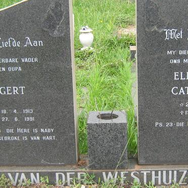 WESTHUIZEN Gert, van der 1913-1991 &amp; Elizabeth Catherina 1921-1986