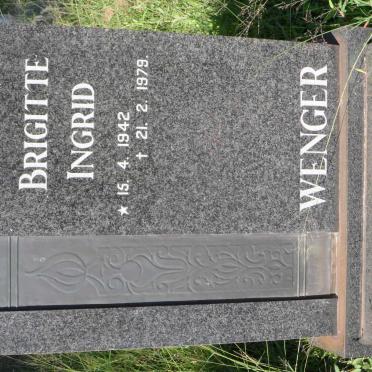 WENGER Brigitte Ingrid 1942-1979