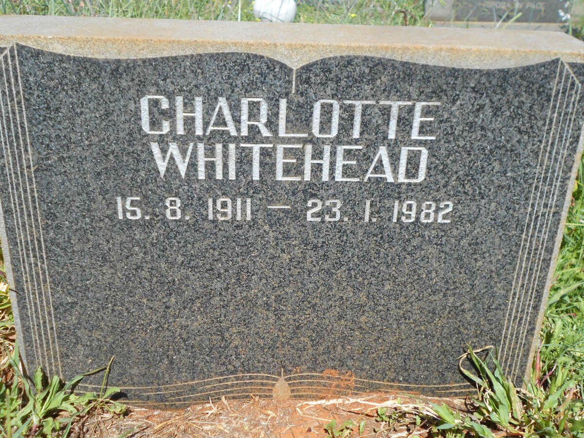 WHITEHEAD Charlotte 1911-1982