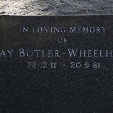 WHEELHOUSE May, BUTLER 1911-1981