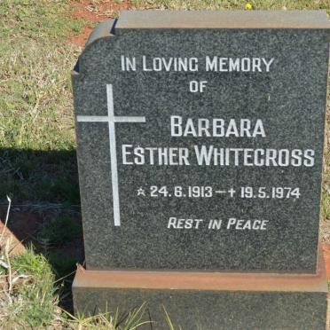 WHITECROSS Barbara Esther 1913-1974