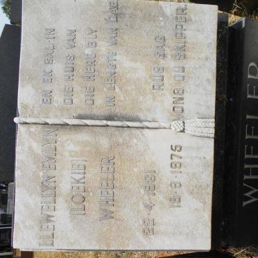 WHEELER Llewellyn Emlyn 1961-1975