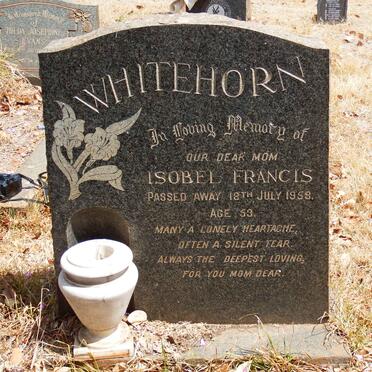 WHITEHORN Isobel Francis -1958