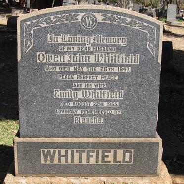 WHITFIELD Owen John -1947 &amp; Emily -1955