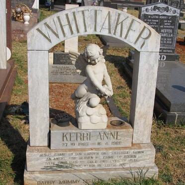 WHITTAKER Kerri-Anne 1983-1988