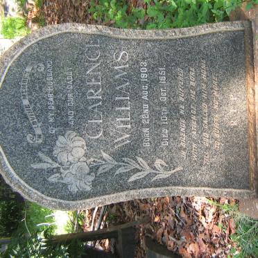 WILLIAMS Clarence 1903-1951