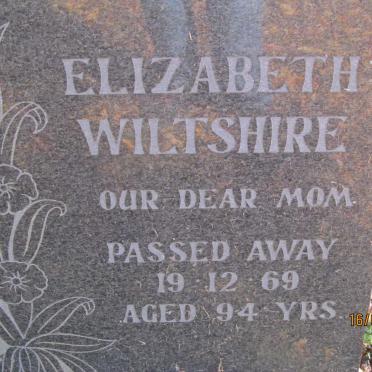 WILTSHIRE Elizabeth -1969