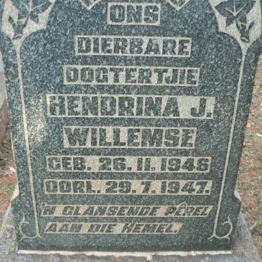 WILLEMSE Hendrina J. 1946-1947