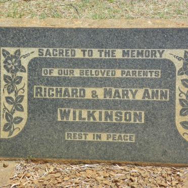 WILKINSON Richard &amp; Mary Ann