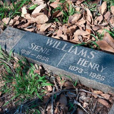 WILLIAMS Henry 1873-1956 &amp; Sienie 1891-1956